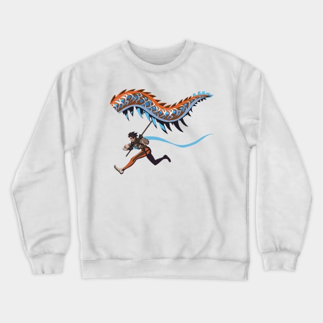 Tracer Dragon Dance Crewneck Sweatshirt by Genessis